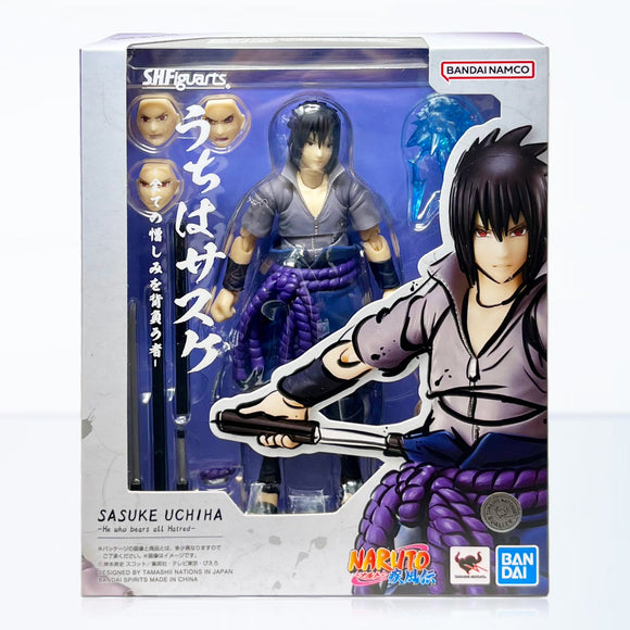 Bandai S.H.Figuarts Naruto Shippuden Sasuke Uchiha (He Who Bears All Hatred Action Figure
