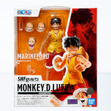 Bandai S.H.Figuarts One Piece Monkey D. Luffy (Summit War of Marineford) Action Figure