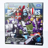 Hasbro Transformers Dramatic Capture Series DCS-3 Triple Threat Astrotrain, Blitzwing, and Starscream Set