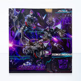 Threezero Transformers Shattered Glass Rodiumus Unicronus MDLX Diecast Action Figure