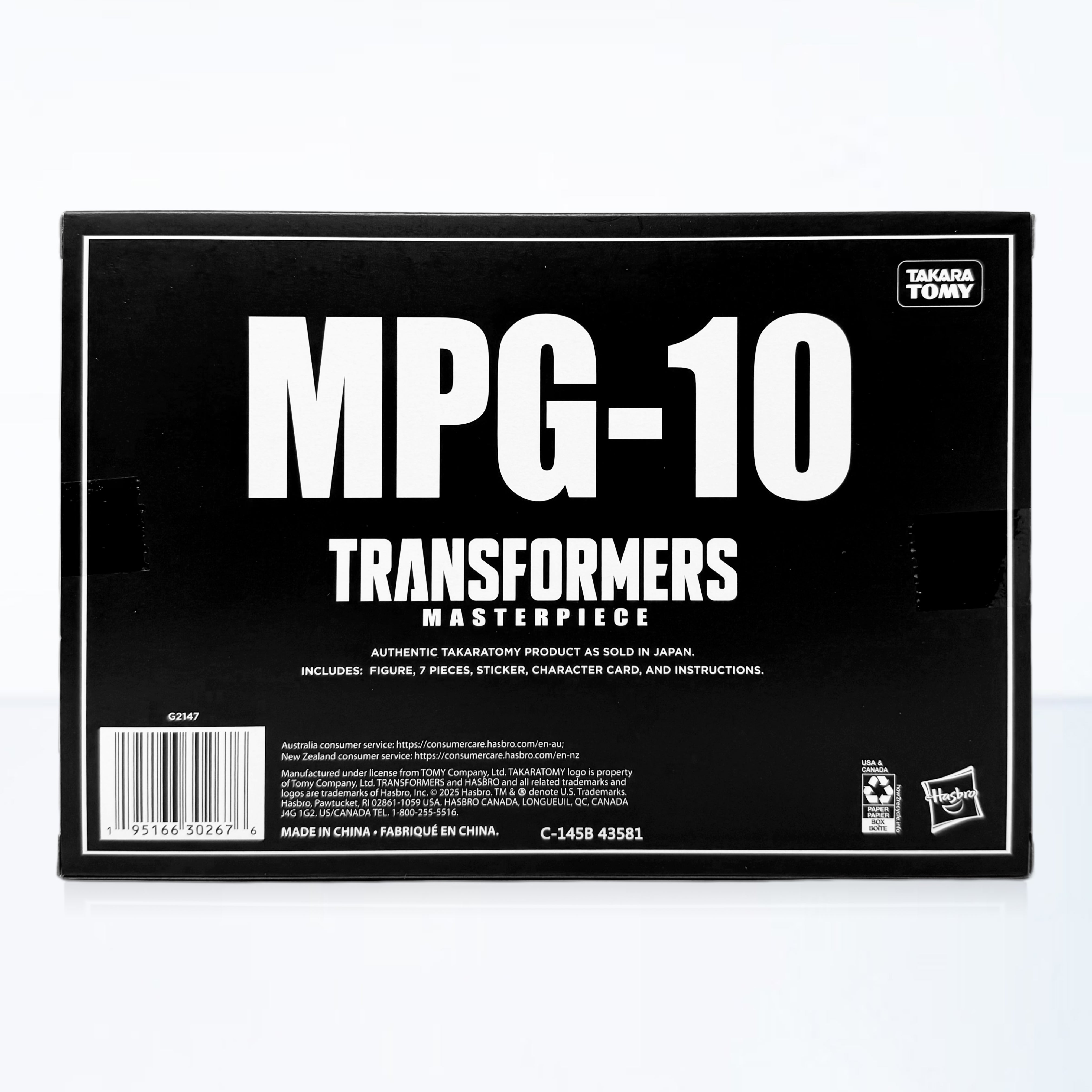 Hasbro Takara Tomy Transformers Masterpiece MPG-10 Lift-Ticket