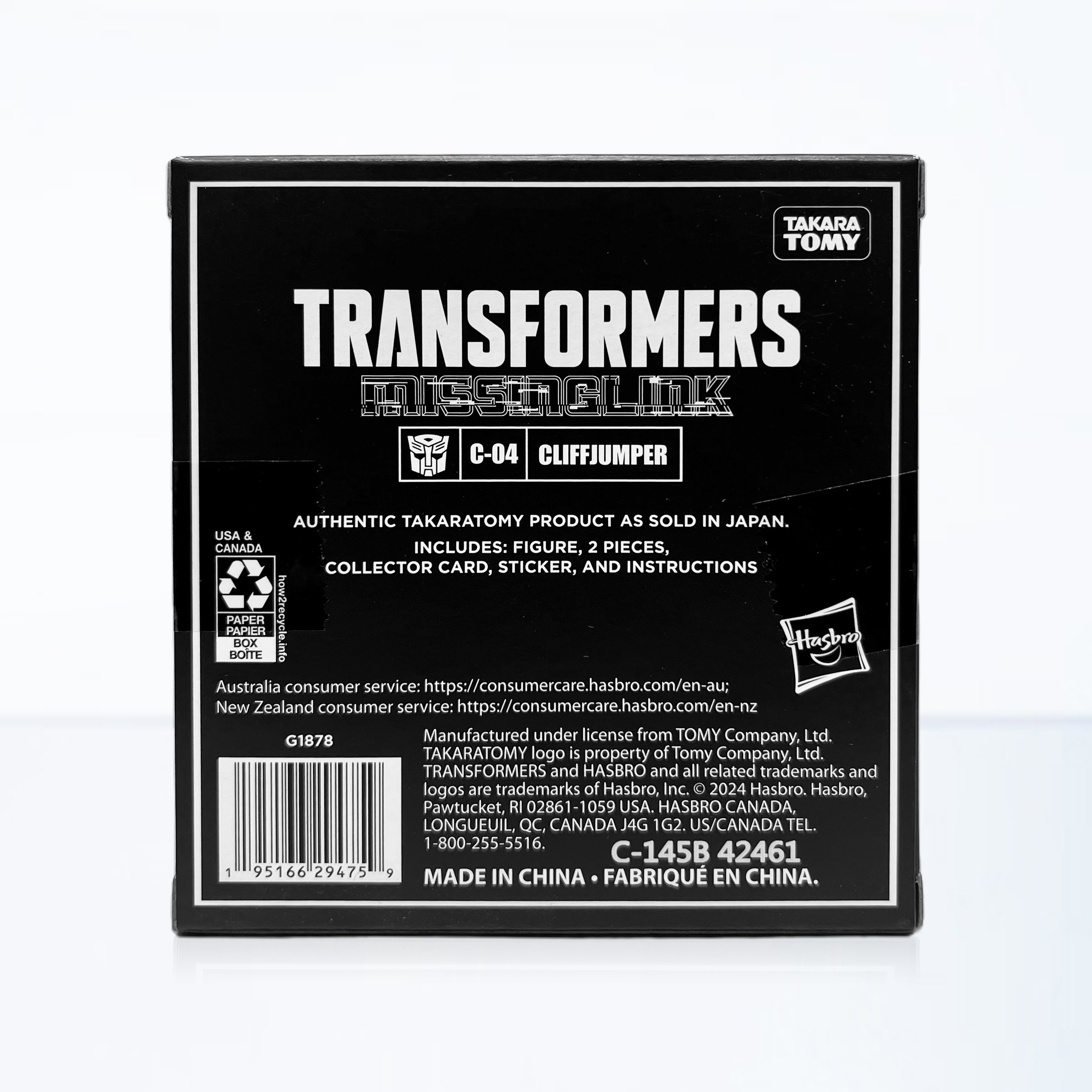 Hasbro Takara Tomy Transformers Missing Link C-04 Cliffjumper
