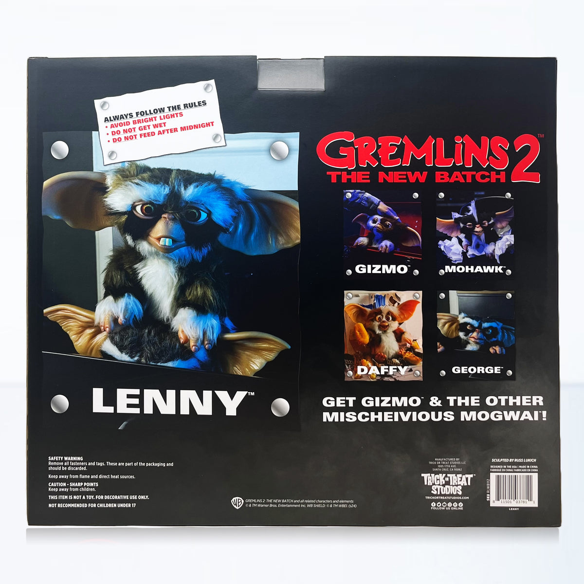 Lab Gremlin Trick or Treat Studios Gremlins 2: The New Batch - Lenny Mogwai Life S ...