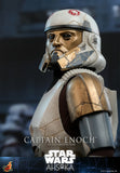 Hot Toys Star Wars Ahsoka Captain Enoch 1/6 Scale 12" Collectible Figure