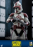 Hot Toys Star Wars: The Clone Wars Clone Trooper Clone Commander Fox 1/6 Scale 12" Collectible Figure