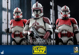 Hot Toys Star Wars: The Clone Wars Clone Trooper Clone Commander Fox 1/6 Scale 12" Collectible Figure