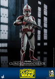 Hot Toys Star Wars: The Clone Wars Clone Trooper Clone Commander Fox 1/6 Scale 12" Collectible Figure