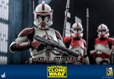 Hot Toys Star Wars: The Clone Wars Clone Trooper Clone Commander Fox 1/6 Scale 12" Collectible Figure