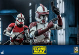 Hot Toys Star Wars: The Clone Wars Clone Trooper Clone Commander Fox 1/6 Scale 12" Collectible Figure