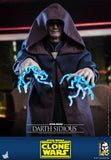 Hot Toys Star Wars: The Clone Wars Emperor Palpatine Darth Sidious 1/6 Scale 12" Collectible Figure