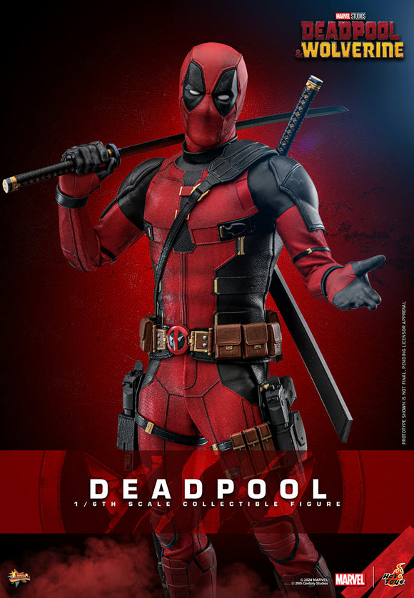 Hot Toys Marvel Comics Deadpool & Wolverine Deadpool 1/6 Scale 12
