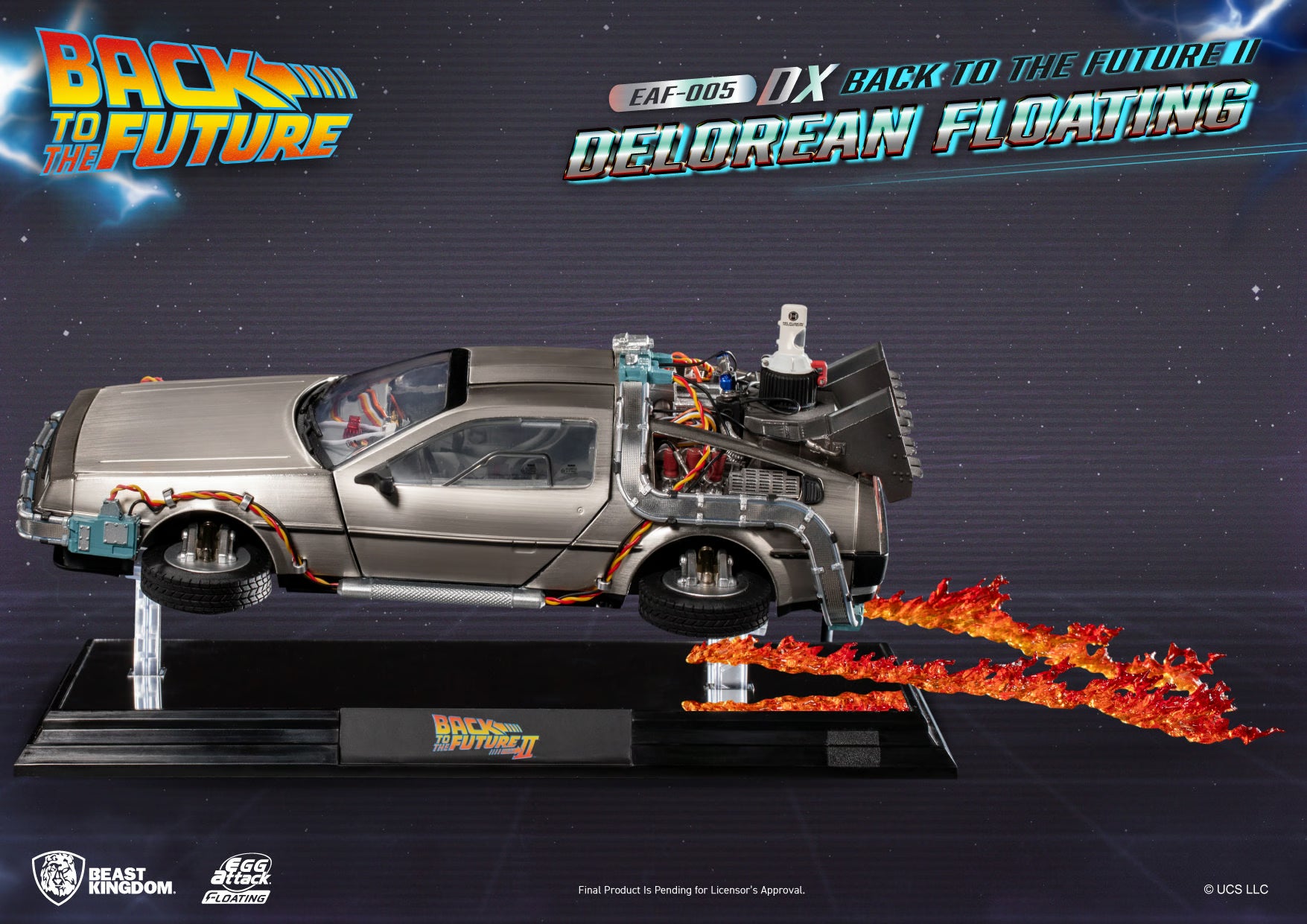 Beast Kingdom Back to the Future II Magnetic Floating DeLorean
