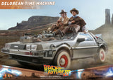 Hot Toys Back To The Future Part III The Delorean Time Machine 1/6 Scale Collectible Figure Vehicle