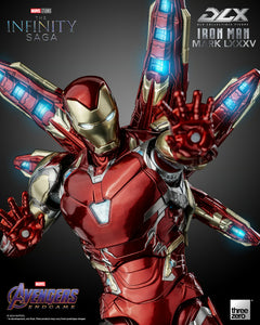 Threezero Marvel Infinity Saga Avengers Endgame Iron Man Mark LXXXV DLX 1/12 Scale Die-Cast Action Figure