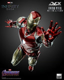 Threezero Marvel Infinity Saga Avengers Endgame Iron Man Mark LXXXV DLX 1/12 Scale Die-Cast Action Figure