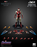 Threezero Marvel Infinity Saga Avengers Endgame Iron Man Mark LXXXV DLX 1/12 Scale Die-Cast Action Figure