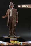 Hot Toys Back to The Future Part III Doc Brown 1/6 Scale 12" Collectible Figure