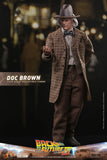 Hot Toys Back to The Future Part III Doc Brown 1/6 Scale 12" Collectible Figure
