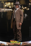 Hot Toys Back to The Future Part III Doc Brown 1/6 Scale 12" Collectible Figure