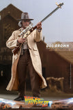 Hot Toys Back to The Future Part III Doc Brown 1/6 Scale 12" Collectible Figure