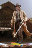 Hot Toys Back to The Future Part III Doc Brown 1/6 Scale 12" Collectible Figure