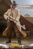 Hot Toys Back to The Future Part III Doc Brown 1/6 Scale 12" Collectible Figure