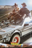 Hot Toys Back to The Future Part III Doc Brown 1/6 Scale 12" Collectible Figure