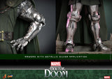 Hot Toys Marvel Comics Fantastic Four Doctor Doom 1/6 Scale 12" Collectible Figure