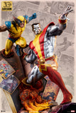 Sideshow Marvel Comics X-Men Fastball Special Colossus and Wolverine Statue