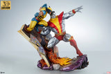 Sideshow Marvel Comics X-Men Fastball Special Colossus and Wolverine Statue