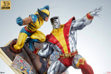 Sideshow Marvel Comics X-Men Fastball Special Colossus and Wolverine Statue
