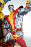 Sideshow Marvel Comics X-Men Fastball Special Colossus and Wolverine Statue