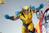 Sideshow Marvel Comics X-Men Fastball Special Colossus and Wolverine Statue