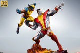 Sideshow Marvel Comics X-Men Fastball Special Colossus and Wolverine Statue