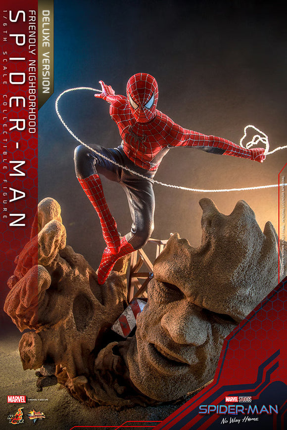 Hot Toys Marvel Comics Spider-Man No Way Home Friendly Neighborhood Spider-Man (Toby Maguire) (Deluxe Version) 1/6 Scale 12