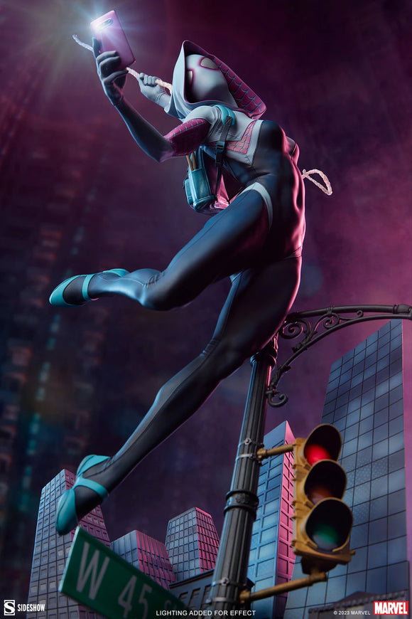 Sideshow Marvel Comics Spider-Man Ghost-Spider Spider-Gwen Premium Format Figure Statue