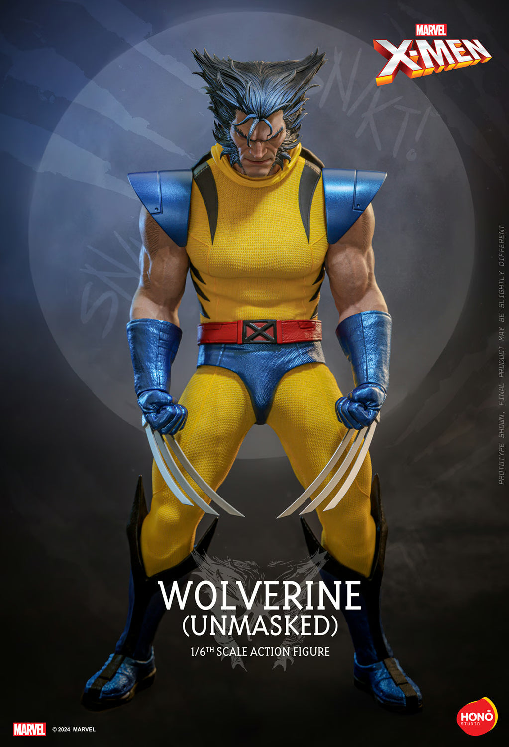 Hot Toys Hono Studio Marvel Comics X-Men Wolverine (Unmasked) 1/6