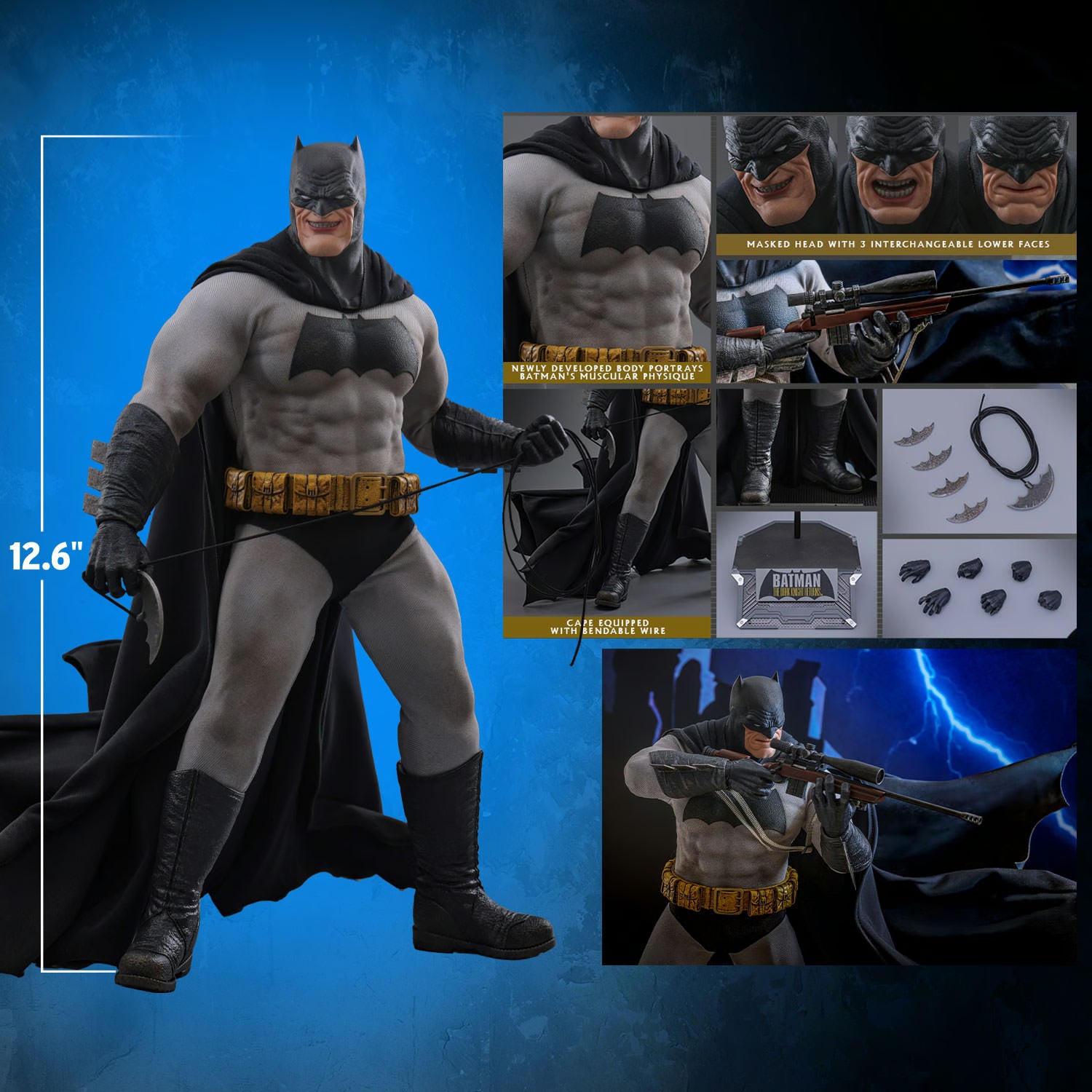 Hot Toys DC Comcis Batman: The Dark Knight Returns Batman 1/6 12