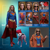 Hot Toys DC Comics Supergirl Supergirl & Krypto 1/6 Scale 12" Collectible Figure Set