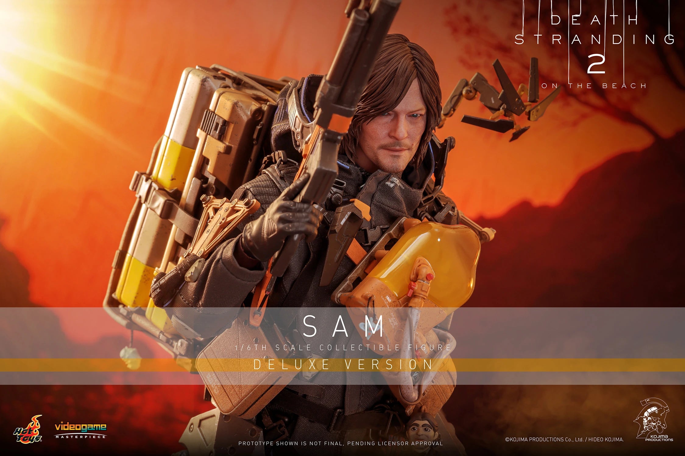 SAMです。 Hot Toys Kojima Productions Death Stranding 2: On the Beach Sam