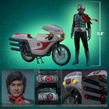 Hot Toys Kamen Rider No. 1 and Cyclone 1/6 Scale 12" Collectible Figure Set
