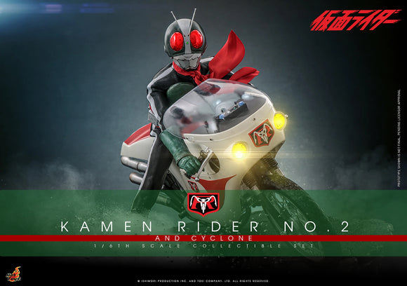 Hot Toys Kamen Rider No. 2 and Cyclone 1/6 Scale 12