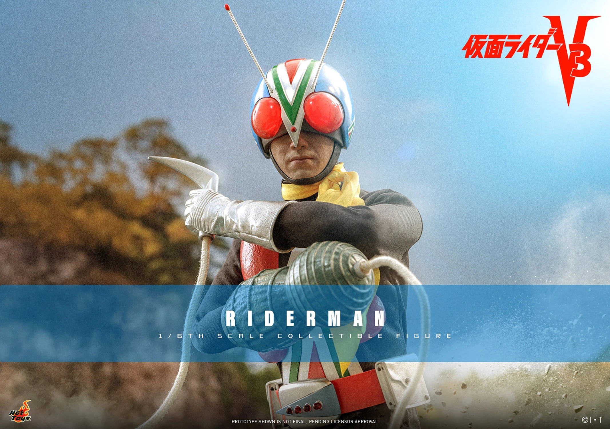Hot Toys Kamen Rider V3 Riderman 1/6 Scale 12
