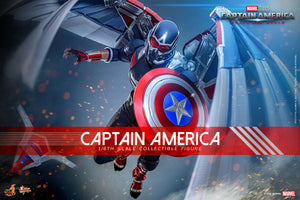 Hot Toys Marvel Comics Captain America: Brave New World Captain America (Sam Wilson) 1/6 Scale 12" Collectible Figure