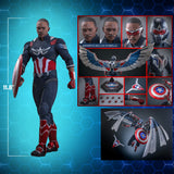 Hot Toys Marvel Comics Captain America: Brave New World Captain America (Sam Wilson) 1/6 Scale 12" Collectible Figure