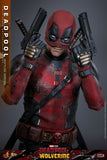 Hot Toys Marvel Comics Deadpool & Wolverine Deadpool (Battling Version) 1/6 Scale 12" Collectible Figure
