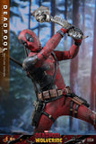 Hot Toys Marvel Comics Deadpool & Wolverine Deadpool (Battling Version) 1/6 Scale 12" Collectible Figure