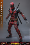 Hot Toys Marvel Comics Deadpool & Wolverine Deadpool (Battling Version) 1/6 Scale 12" Collectible Figure