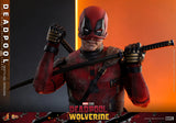 Hot Toys Marvel Comics Deadpool & Wolverine Deadpool (Battling Version) 1/6 Scale 12" Collectible Figure