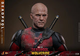 Hot Toys Marvel Comics Deadpool & Wolverine Deadpool (Battling Version) 1/6 Scale 12" Collectible Figure